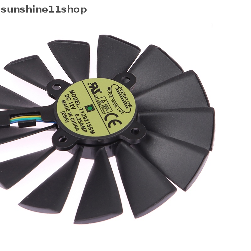 Sho 1Pc 95mm T129215Sm Cooler Fan Kipas Pendingin Kartu Video Gaming Untuk STRIX RX 1080Ti N