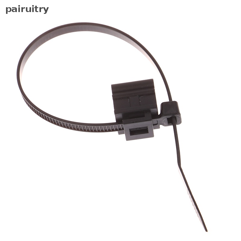 Prt 10pcs Pengikat Kabel Logam Lembaran Mobil Pipa Line Fixing Edge Zip Tie Wire Harness PRT