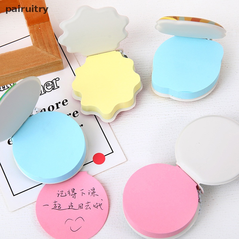 Prt Random Kreatif Planet Makanan Tanaman Deion Sticky Note Portable Pendant Book Cute Bean Book Mewarnai Halaman Memo Pad Kecil PRT