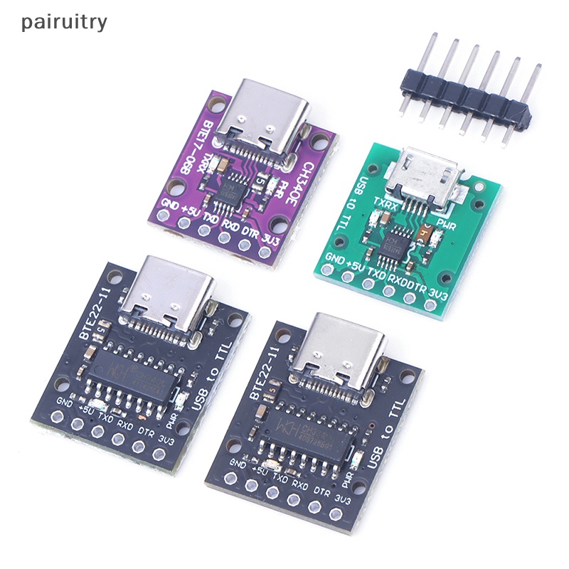 Prt 1Pc CH340E CH340N 9340papan Upgrade USB Ke TTL Modul PRT