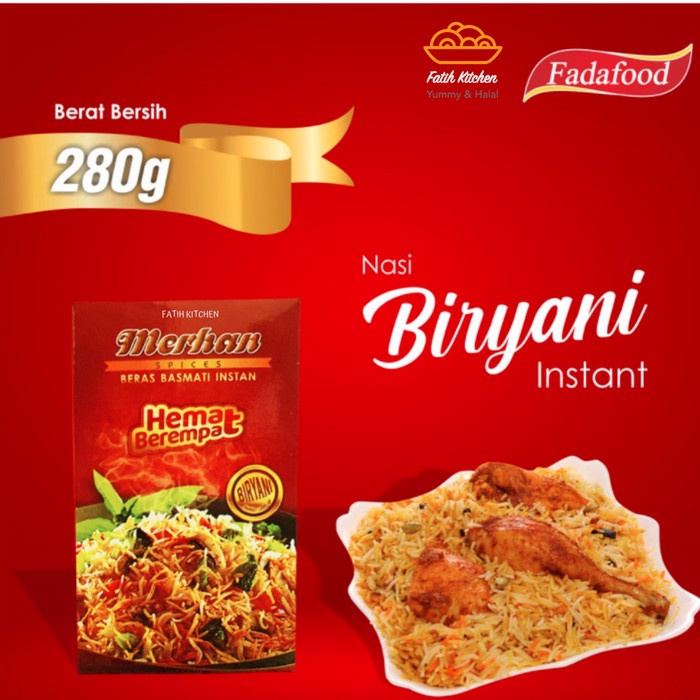 

Promo Terjangkau Merhan Hemat - Nasi Biryani ( Beras Basmati & Bumbu )