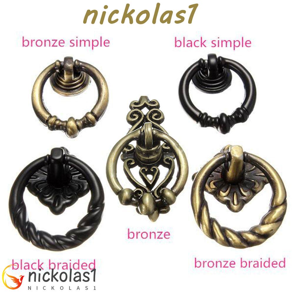 Nickolas1 Tarikan Handle Kuningan Antik Door Bin Knob Lemari Drop Ring