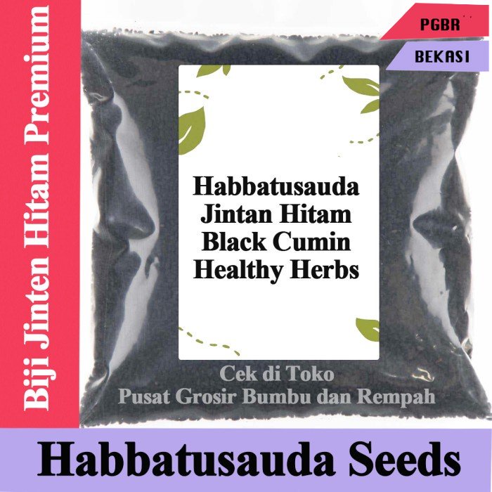 

Jinten Hitam 100 gr / Habbatusauda / Habbatussauda 100 gr JSR HERBAL