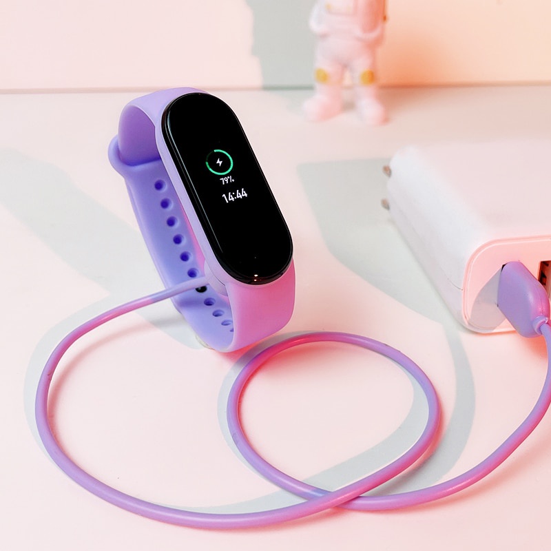 Charger Magnetik Untuk Xiaomi Mi Smart Band5 6 7 Charger Portable Pengganti Jalur Pengisian USB Untuk Miband 6 Miband 7kabel Cord