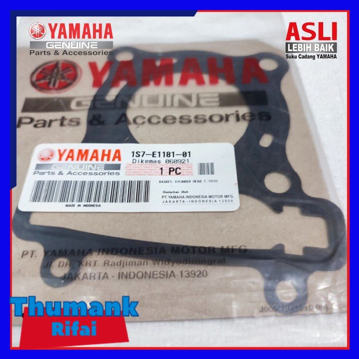 Packing Cylinder Head Jupiter MX Original Yamaha 1S7-E1181-01