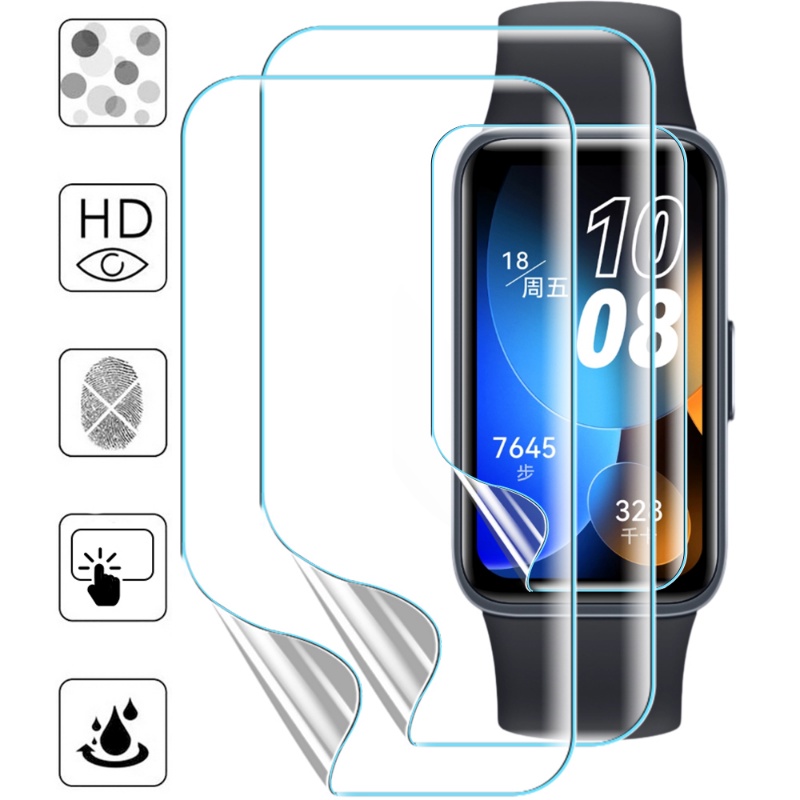 Hd Watches Hydrogel Film Untuk Huawei Band8/Pelindung Layar Full Coverage Untuk Huawei Watch Anti Gores Aksesoris