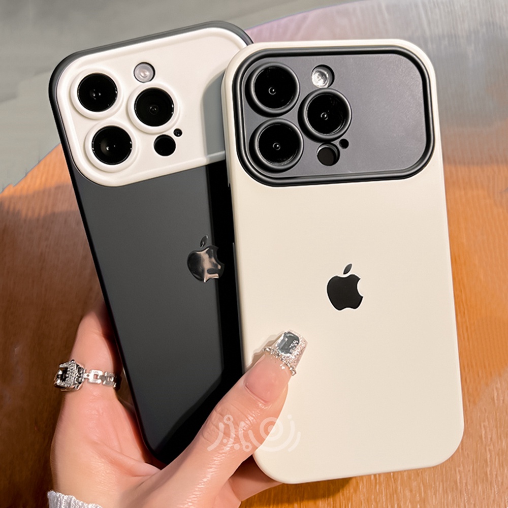 IPHONE 2in1 Bumper Phone Case Untuk Iphone11 12 13 14 Pro MAX Plus Case X XS MAX XR Silikon Lembut Shockproof Casing Penutup Belakang