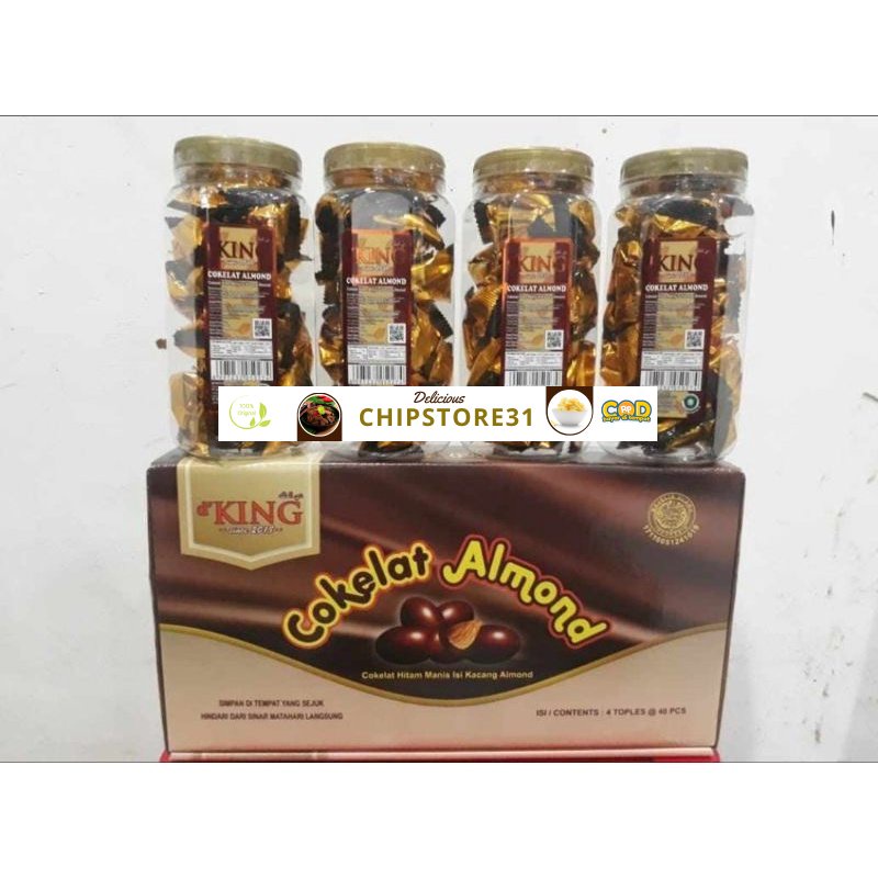 

New Coklat D'King Cokelat almond (Almond, Hazelnut, Peanut, Chocoberry)