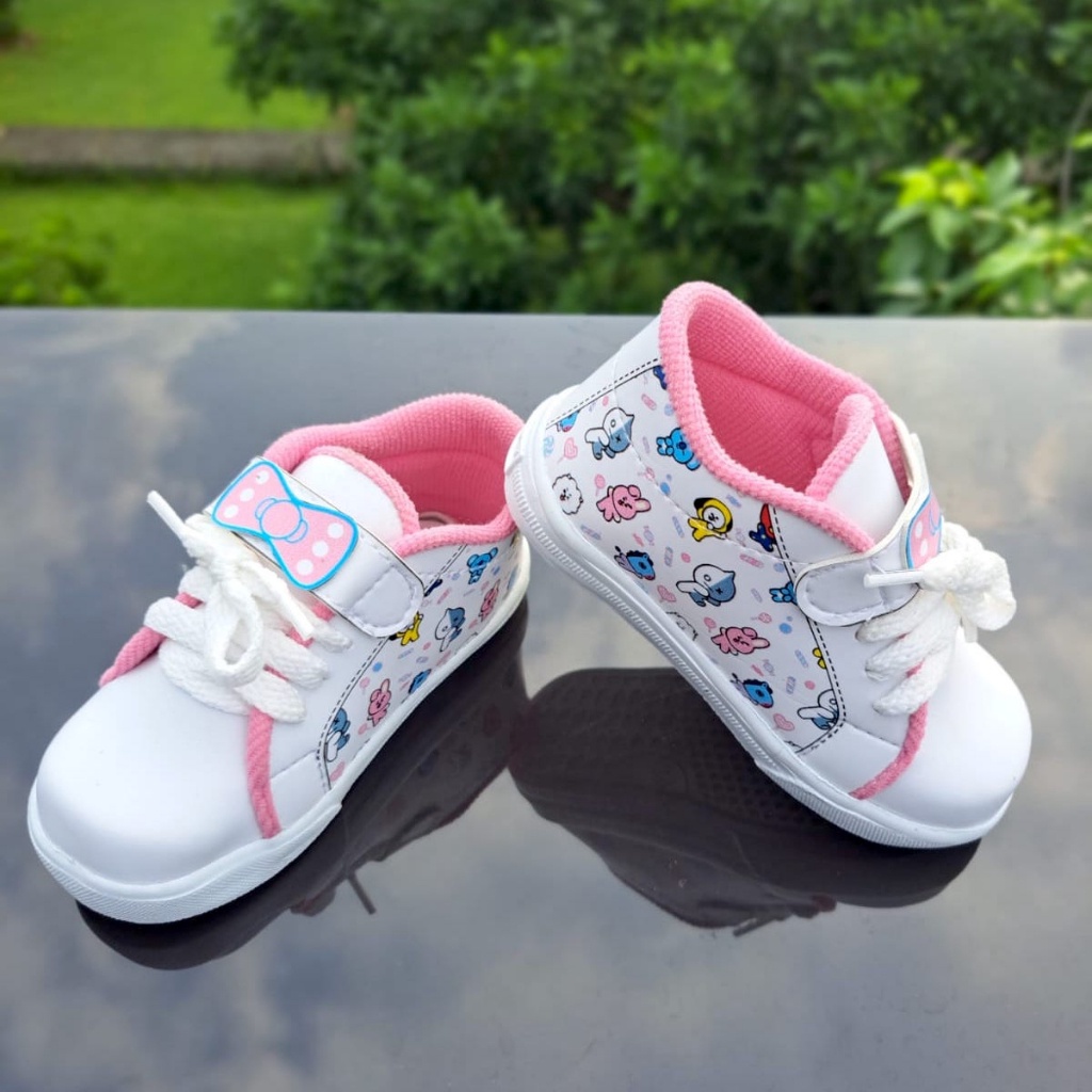 Sneakers Anak Perempuan umur 1 - 6 tahun - Print Pita - VINANDOZ SNP10