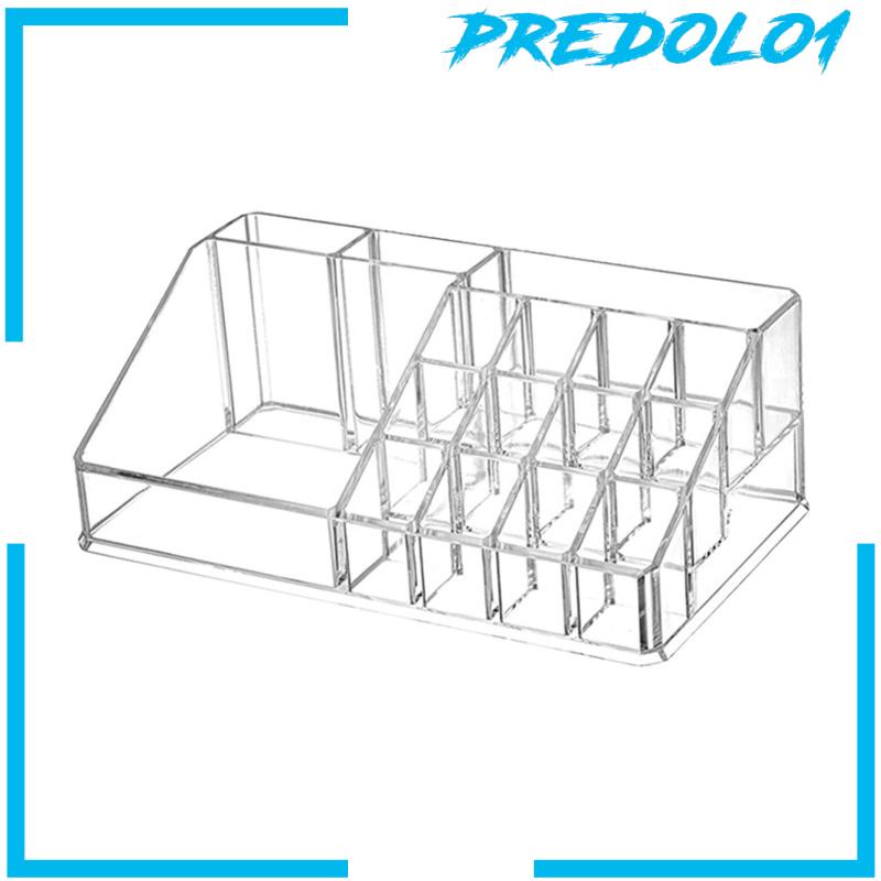 [Predolo1] Organizer Make up 16grids Storage Acrylic Lipstik Tabung Lipstick Organizer