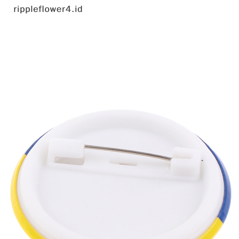 {rippleflower4.id} 1pc Bros Diplomat Ukraina Bendera Negara Pin Kerah Lencana Pin Kerah~