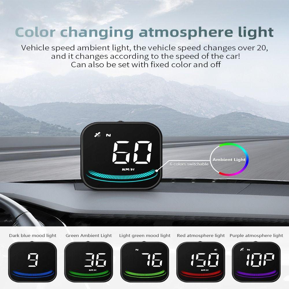 Populer Head-Up Display New On-Board Komputer Hud Gps Smart Digital