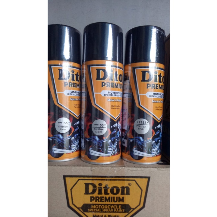 pilok pilox diton premium prestige silver 9155 400cc silver metallic h9155 400cc cat semprot diton premium