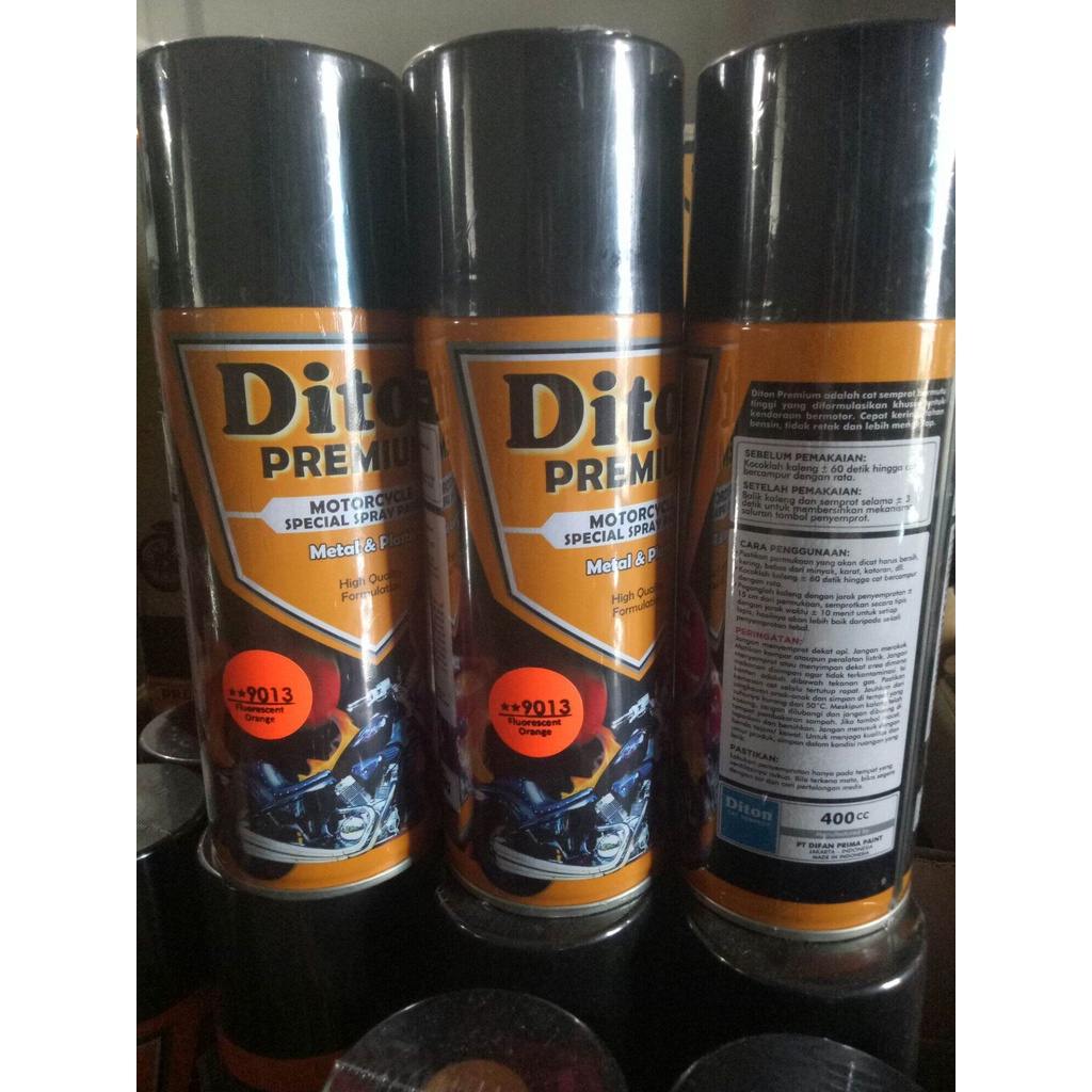 Pilok Pilox Diton Premium stabilo orange 9013 400CC diton  fluorescent orange 9013** 400cc