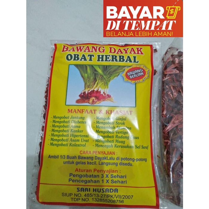 

Bawang Dayak/Berlian Instant Kering Rajang Obat Segala Macam Penyakit 175gr