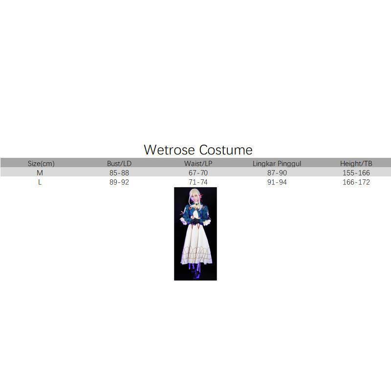 【Wetrose】 Violet Evergarden Violet Cosplay Costume Kostum Dress Set