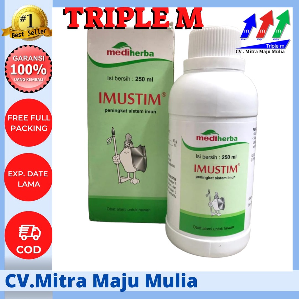 IMUSTIM 250 ML MEDION MENINGKATKAN SISTEM IMUN HEWAN