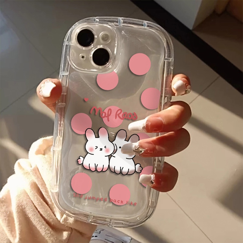 Casing Transparan Kucing Pasangan Lucu Kompatibel Untuk IPhone Casing13 12 11 14 Pro Max XS X XR 8 +7Plus Silikon Lembut Shockproof Casing Phone Cover Cell Precticer