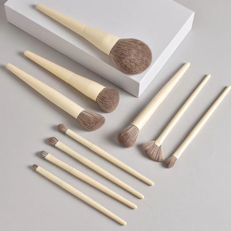 14 Pcs Kuas Makeup Brush Set Eyeshadow Blusher Blending Make Up Brush Highlighter Powder Koas Makeup Beauty Tools