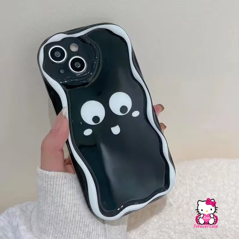 Casing Pasangan 3D Wavy Curved Edge Case Untuk Redmi A2 9T 10A A1 9 9A 9C Nfc10 10C Redmi Note 11 8 10 Pro Max Plus 10Pro 9 11s 12 10 10s POCO M3 Motif Leopard Sederhana Ekspresi Lucu Cover