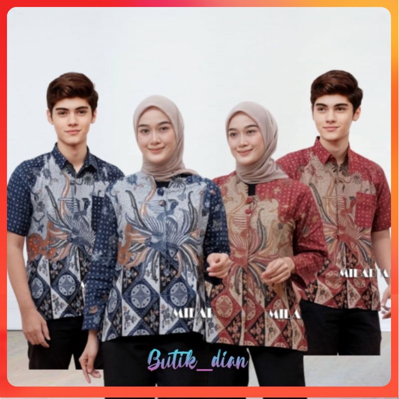 ATASAN BATIK WANITA MODERN BAJU BATIK KANTOR WANITA BATIK NEW BLUS BN