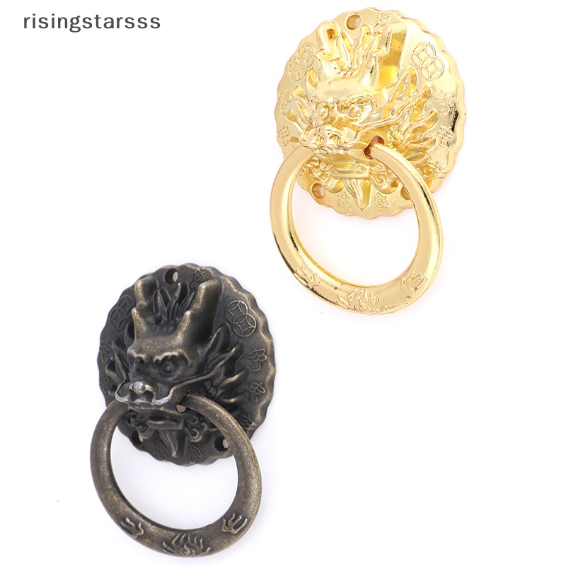 Rsid Span-new 10Pcs Vintage Dragon Head Furniture Pintu Tarikan Gagang Knob Lemari Cincin Handle Jelly