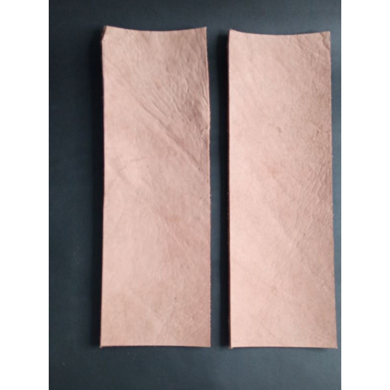 KULIT SAPI NABATI/VEGTAN TEBAL 4MM UKURAN 30CM X 10CM BERAT 125GRAM UNTUK STROOPING, Dan Lain Lain