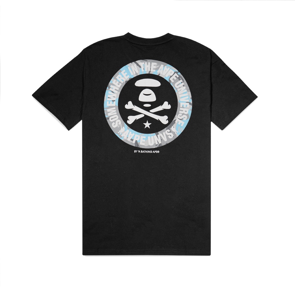 Aape by A Bathing Ape Blue Camo T-Shirt Black