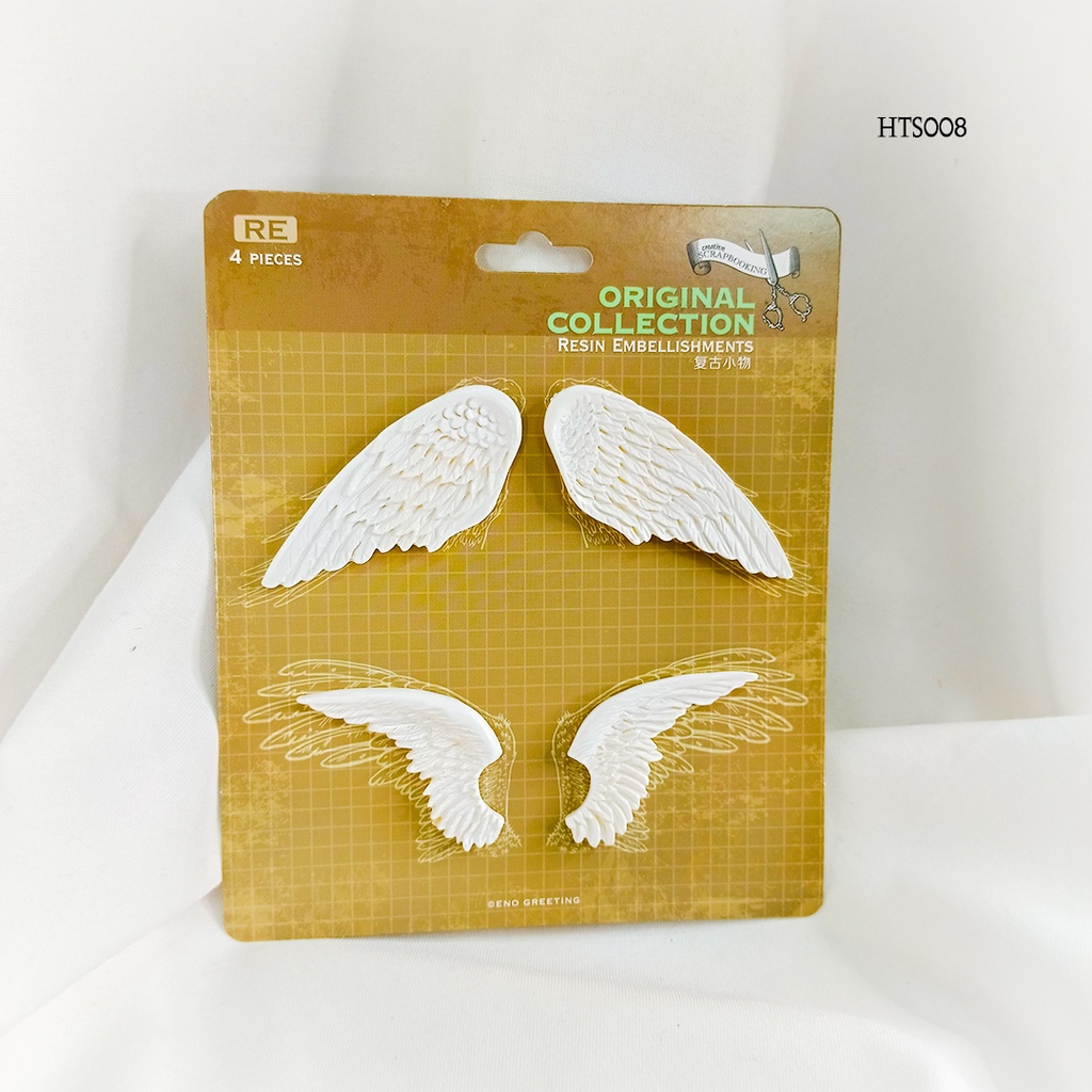 

Resin Embellishment Aksesoris Scrapbook Memo Hts001