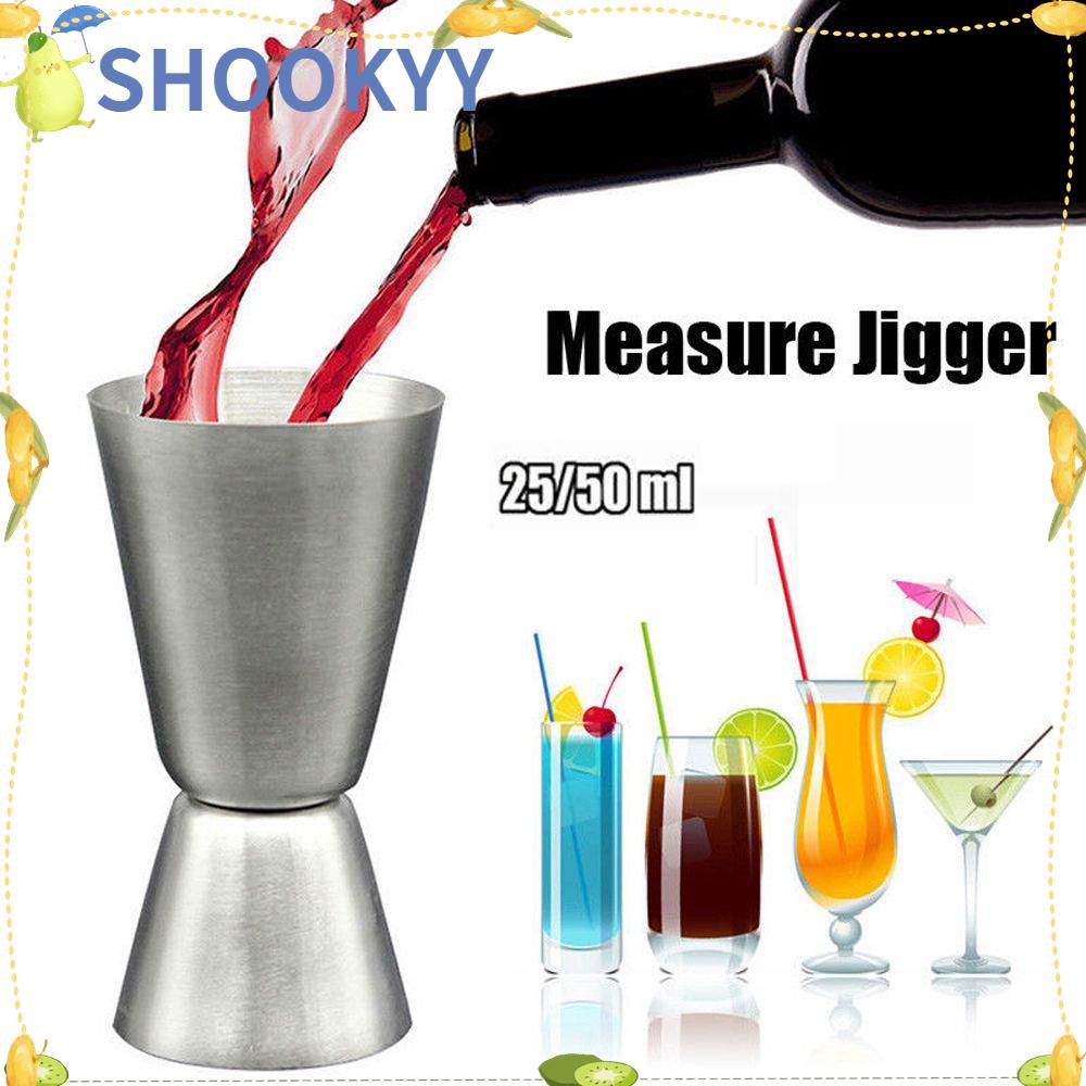 Chookyy 25/50ml Gelas Ukur Semangat Minum Gadget Dapur Barware Cocktail Mug