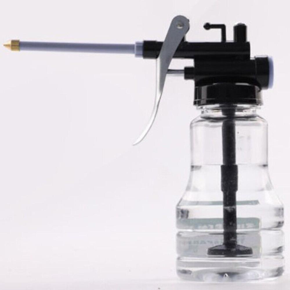 Populer 250ml Transparent Oil Can Oiler Botol Oil Pot Selang Plastik Transparan