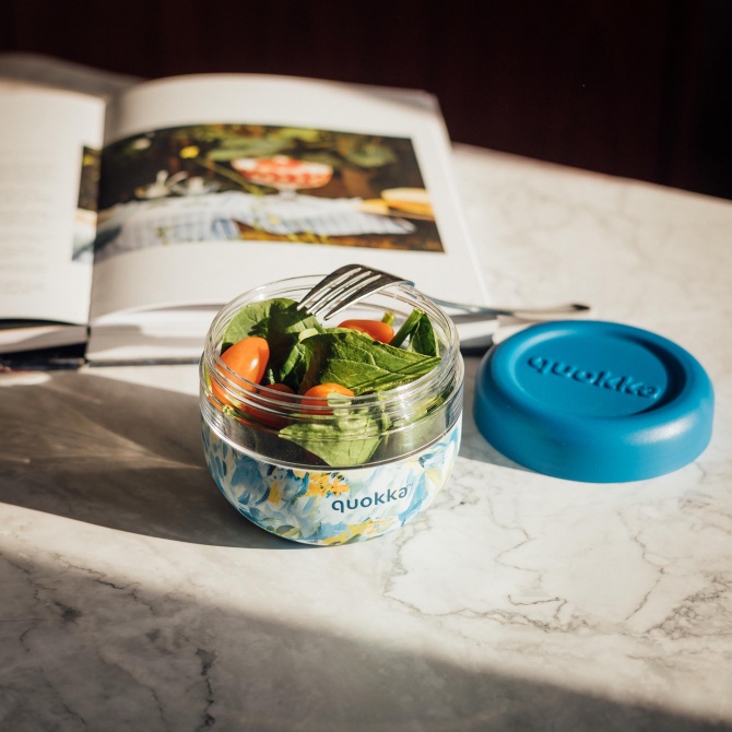 Quokka MS Food Jar w/ Silicone Cover Bubble | Wadah Makanan | Toples