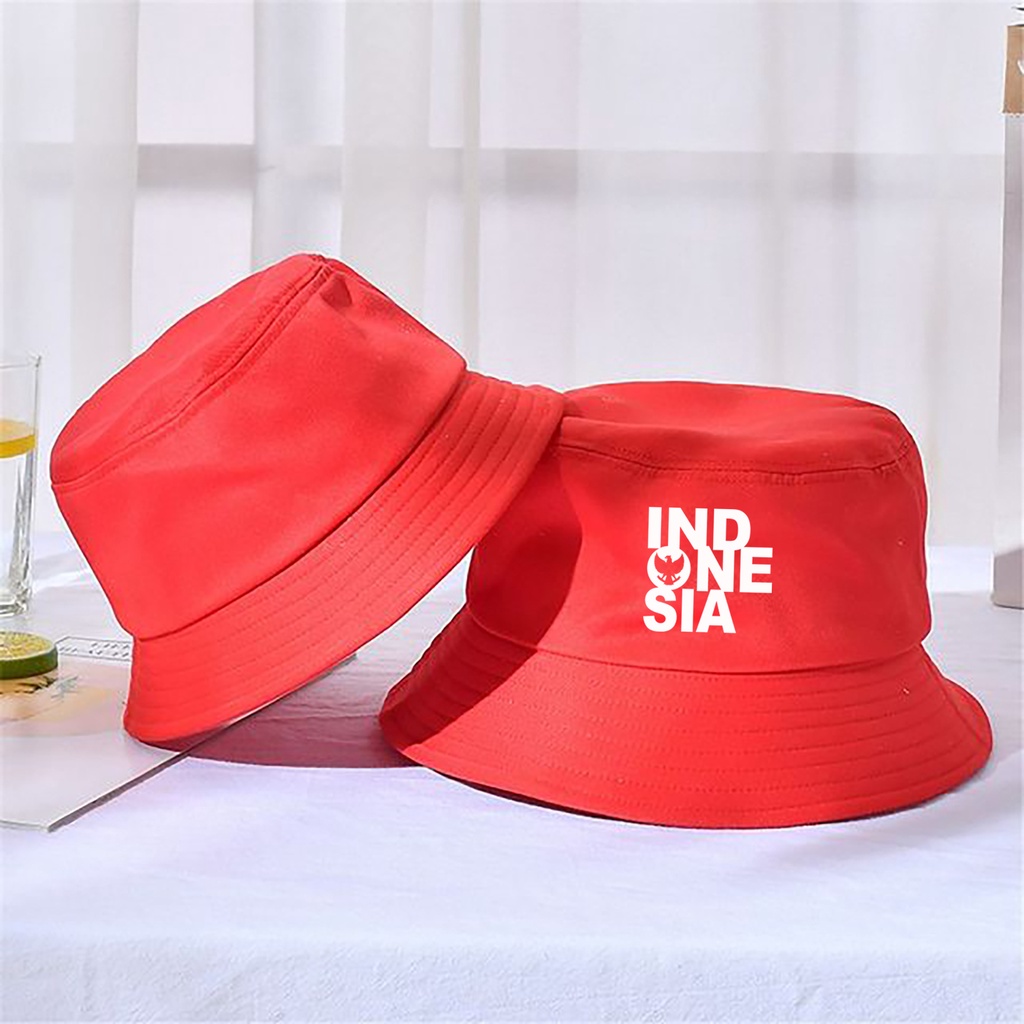 Topi Bucket Hat Pria dan Wanita Special Indonesia MerdekaKemerdekaan HUT RI 17 Agustus Tahun 1945