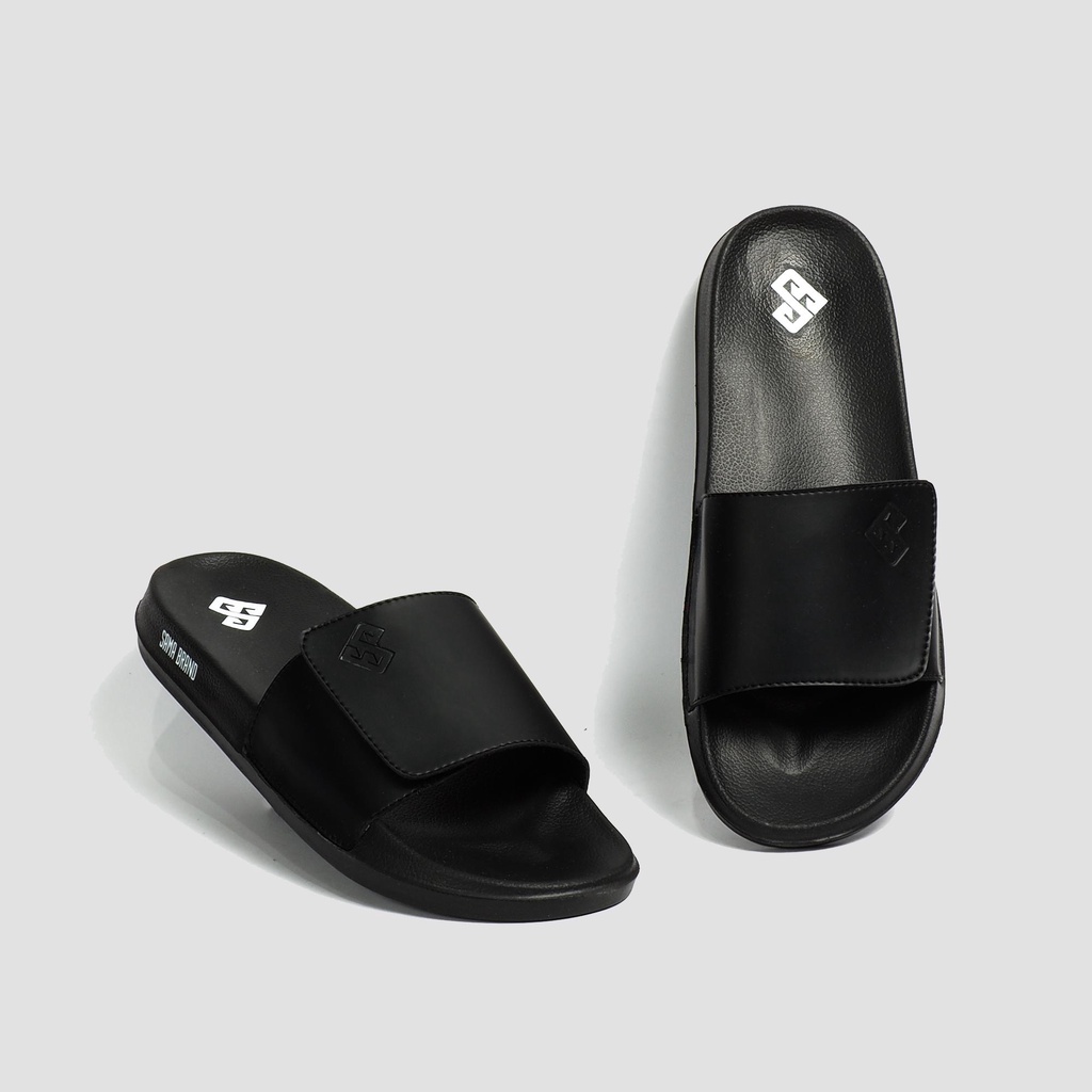 SANDAL SLIDE PRIA -  TR DALLEN FULL BLACK