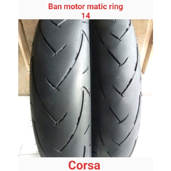 Ban motor matic ring 14 Corsa sepasang tubles second suntikan