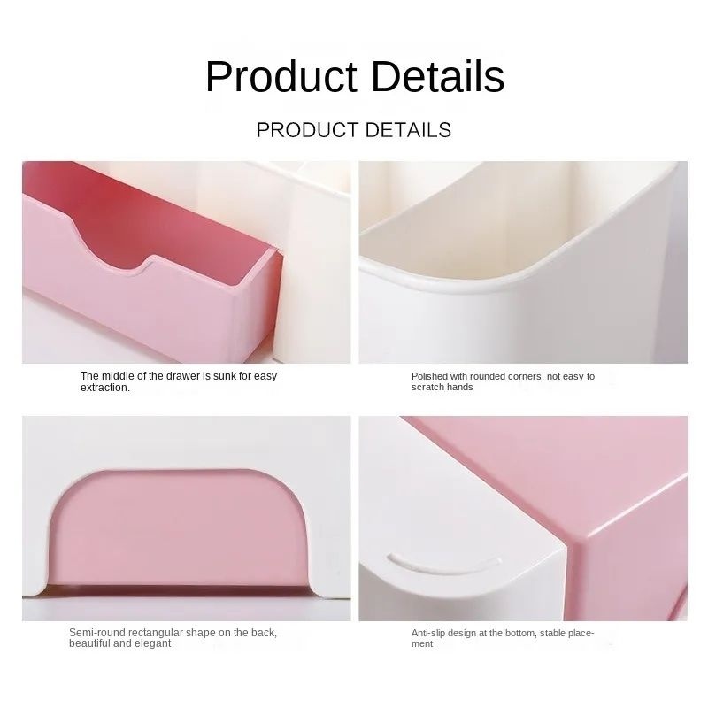 (Pimenova) RAK KOTAK Tempat KOSMETIK MAKE UP ORGANIZER Desktop Storage