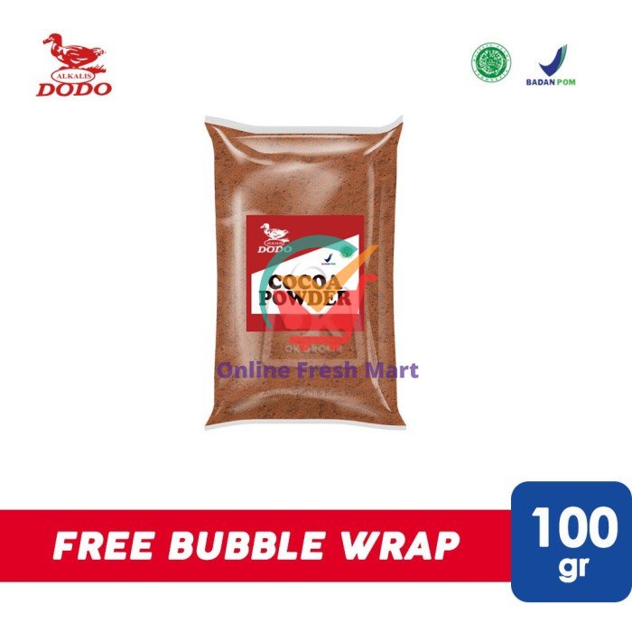 

Coklat Bubuk Dodo / Cocoa Powder (100 gr) - Online Fresh Mart Denpasar