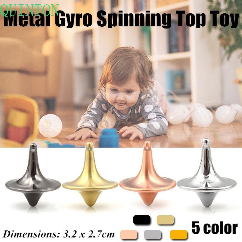 Quinton Spinning Top Creative Decor Gift Mini Tidak Ada Perlawanan Senam Akurat Besar