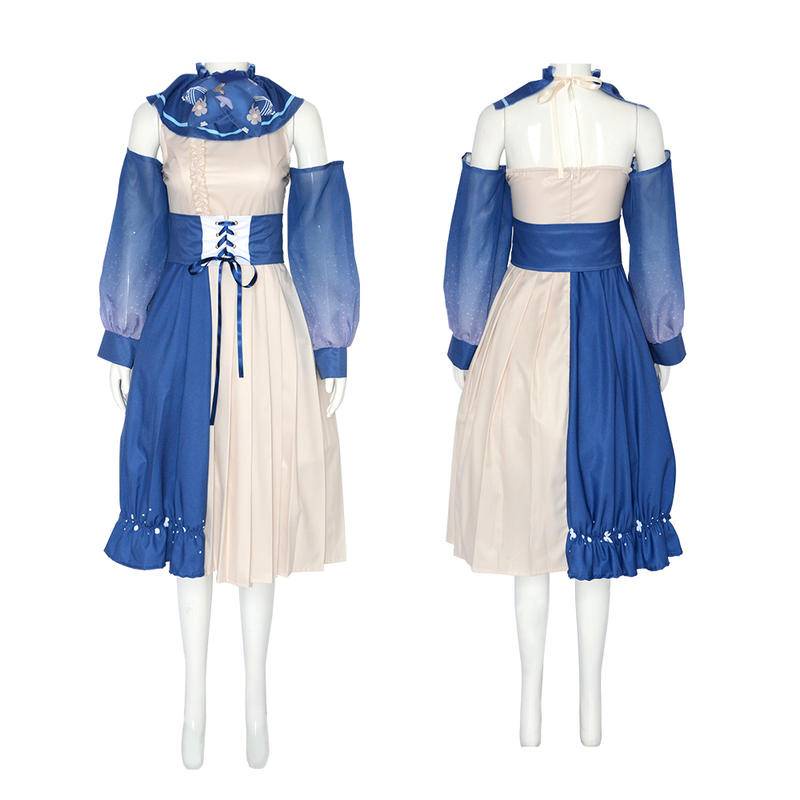 【Wetrose】Vestia Zeta Cosplay Vtube Holiday ID 3rd 1 Anniversary Costume Kostum Dress Set