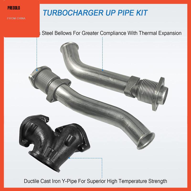 [Predolo] Turbocharger up Pipe 679-005 Suku Cadang Perbaikan Agar Mudah Dipasang