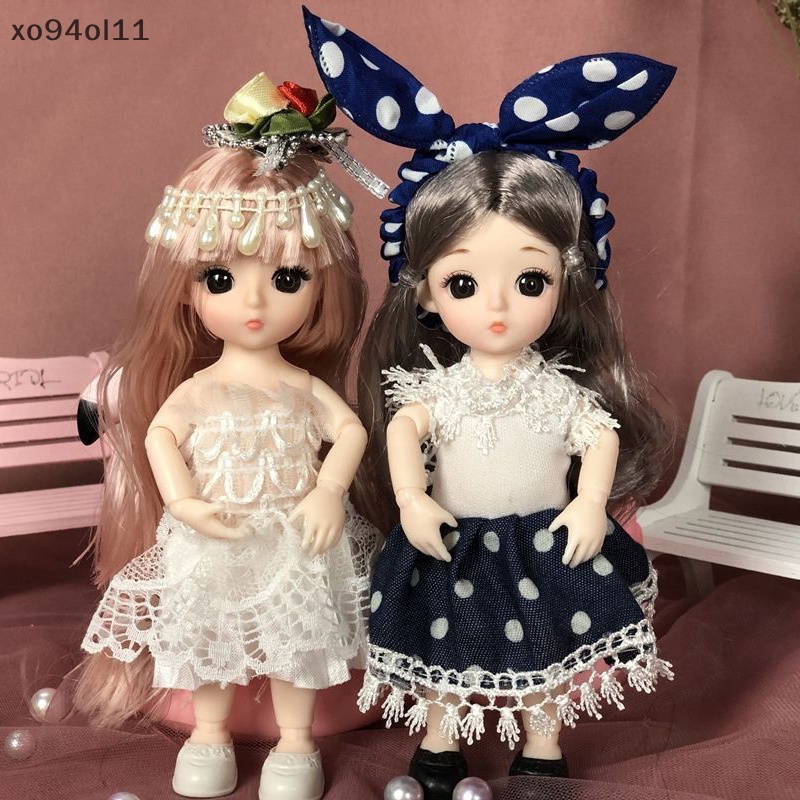 Xo 16-17cm Pakaian Boneka Dress Up Setelan Rok Hadiah Terbaik Untuk Anak DIY Mainan Anak Perempuan OL