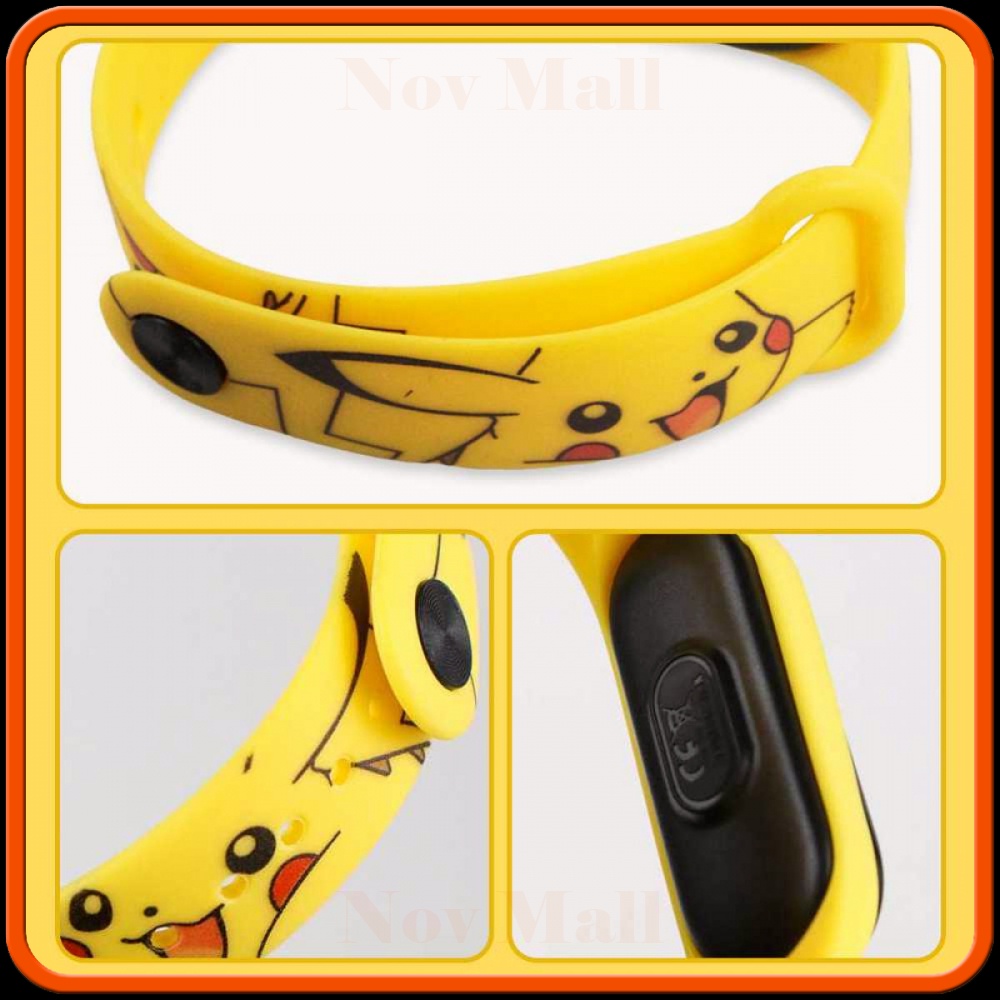 Jam Tangan Digital Uniseks Desain Pokemon -JM936