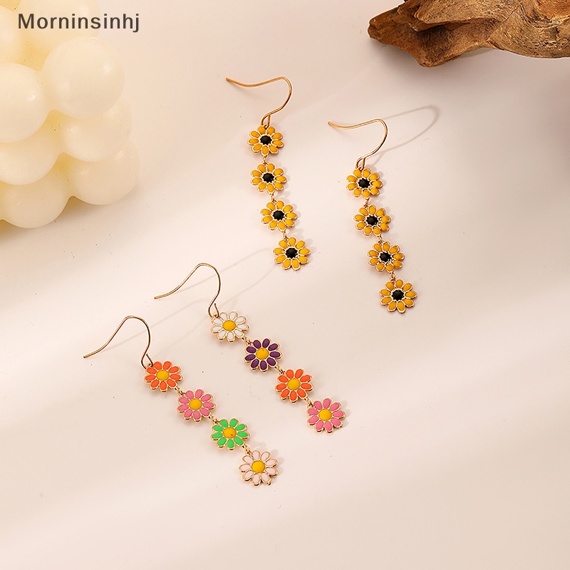 Mornin 1pasang Anting Liontin Daisy Warna-Warni Lucu Kepribadian Sederhana Fashion Anting Unik Untuk Wanita Perhiasan Pesta Hadiah Ulang Tahun id