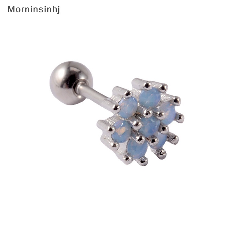 Mornin 1pcs Fashion Kupu-Kupu Beruang Ikatan Simpul Anting Telinga Tulang Kuku Untuk Wanita Tulang Rawan Anting Spiral Stud Earring Tubuh Perhiasan Hadiah id