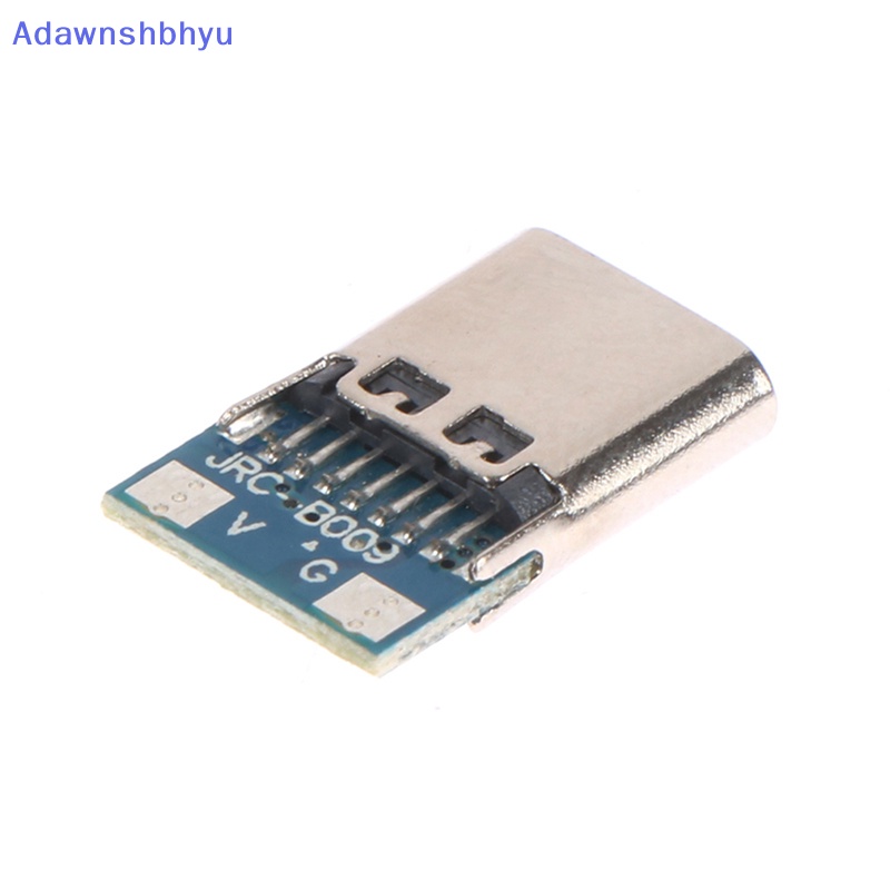 Adhyu Konektor USB 3.1 Tipe C 14pin Female Socket Wadah Antarmuka Pengisian Cepat USB Connector ID