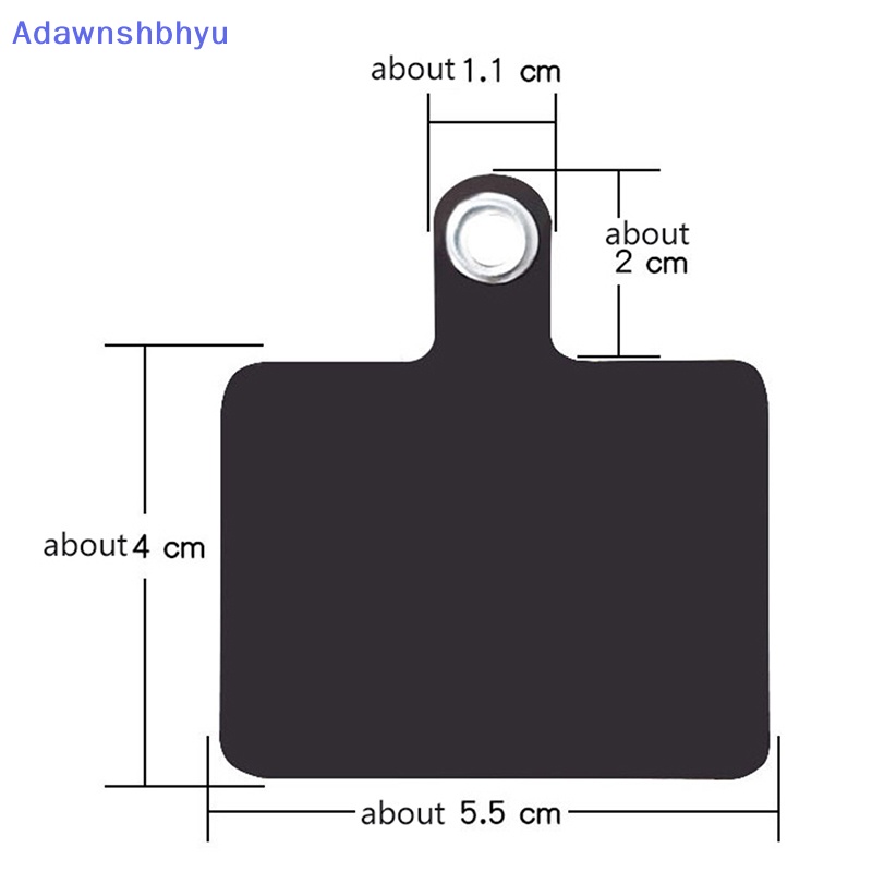 Adhyu Ponsel Case Lanyard Klip Memperbaiki Kartu Anti Hilang Kembali Stiker Klip Tanpa Lanyard Lubang al Universal Patch Gantung Cincin ID