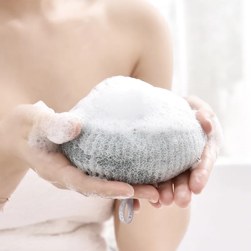 Exfoliator Scrubber Kulit Mandi Kreatif Dengan Suction Cup/ Body Shower Massage Brush Aksesoris Kamar Mandi