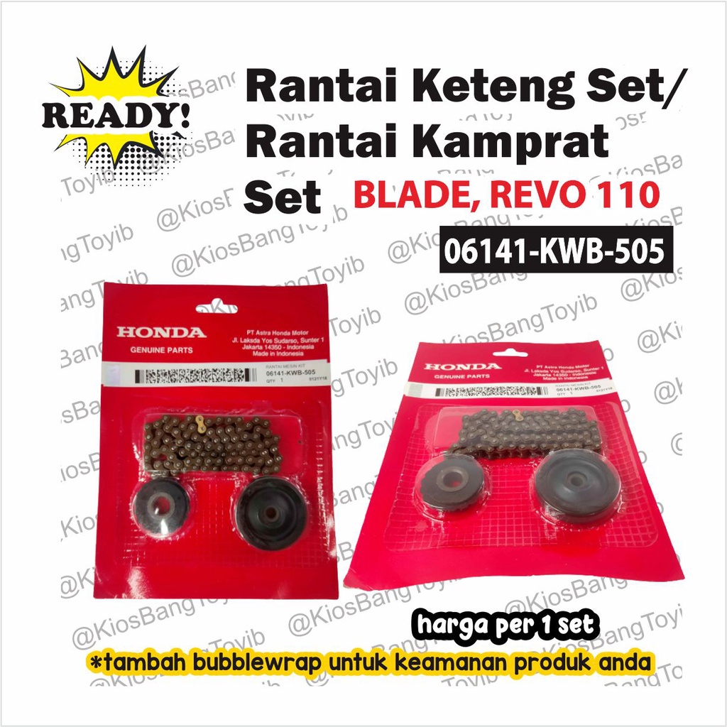 Rantai Keteng Set Rantai Mesin Kamprat BLADE REVO 110 (06141-KWB)