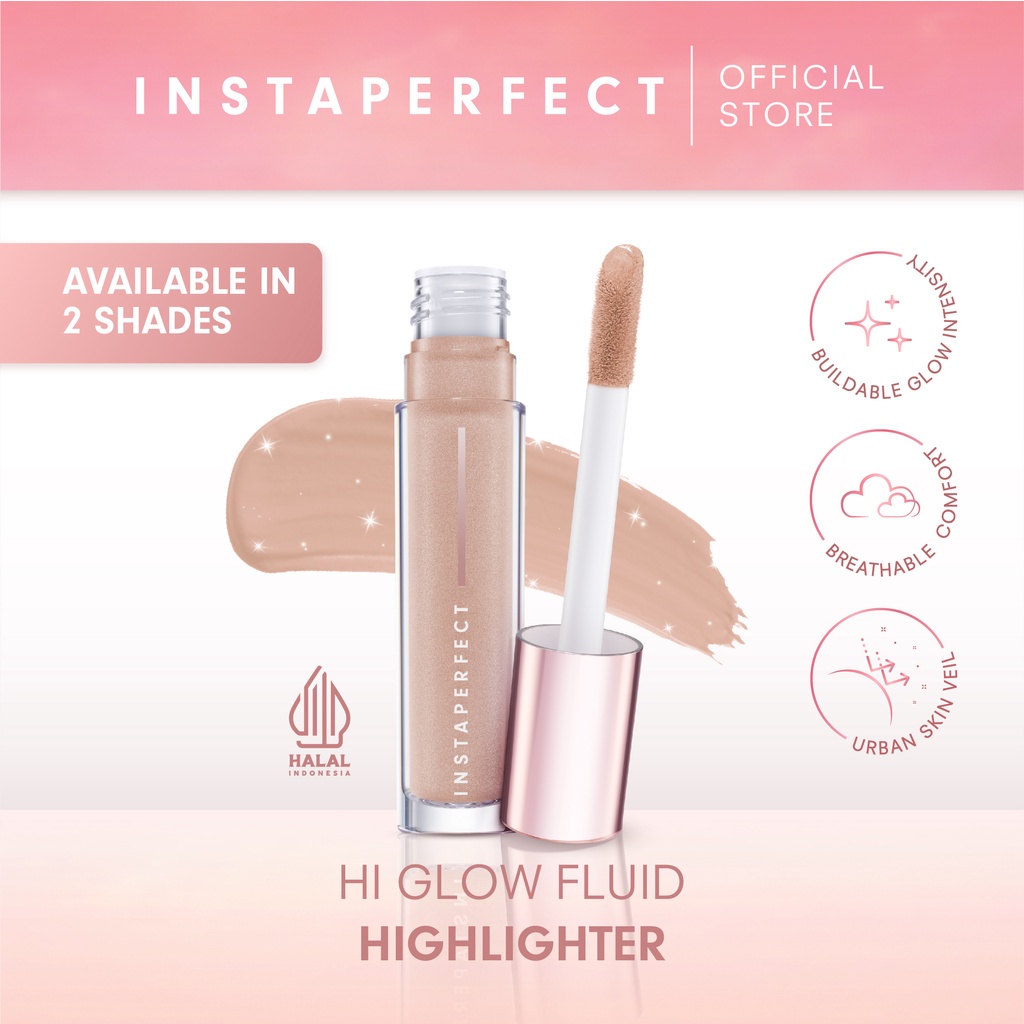 

[NEW] Instaperfect Hi Glow Fluid Highlighter 6 ml (Buildable Glow Intensity, Pearlize Glow)