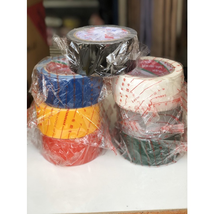 

Lakban solatip kain warna 2in 5cm - Hitam